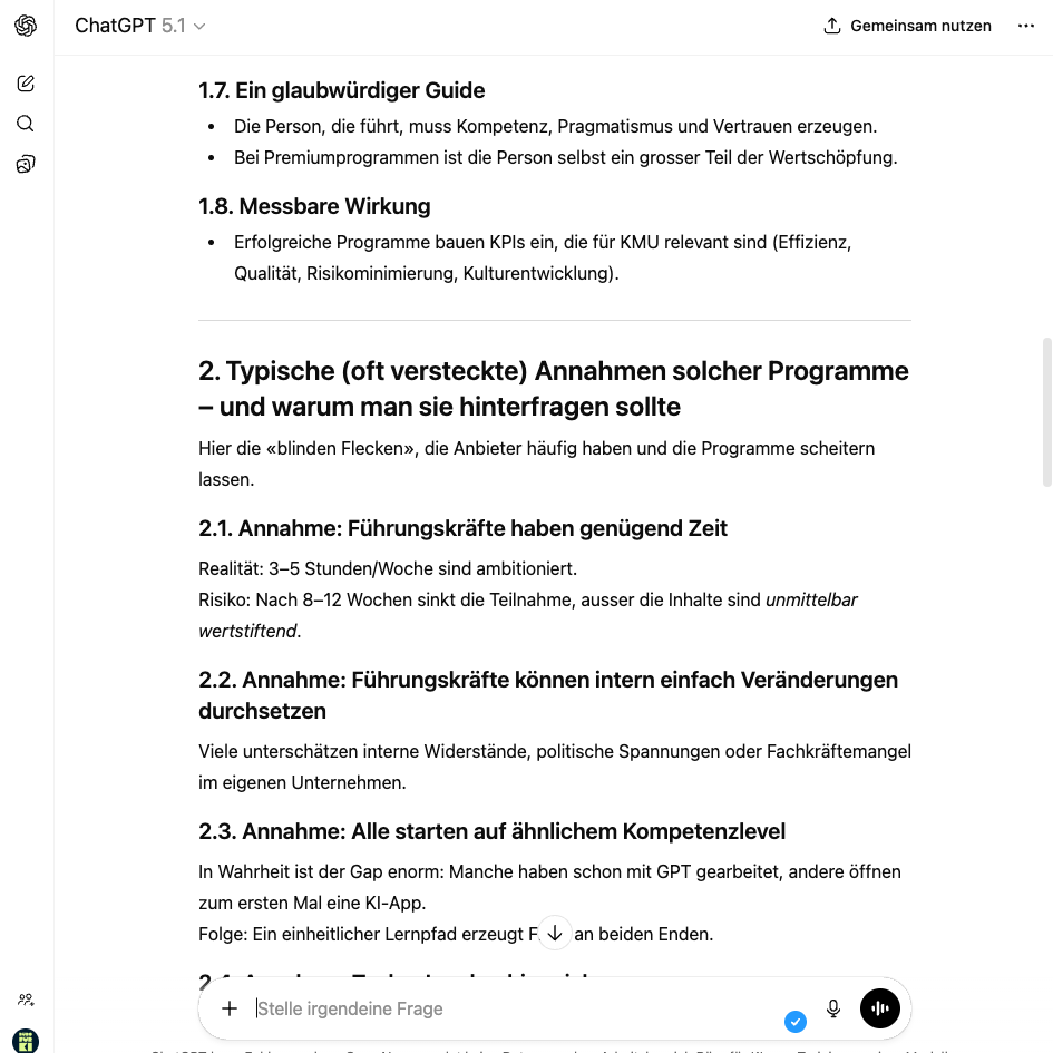 Screenshot First Principles Analyse Teil 1