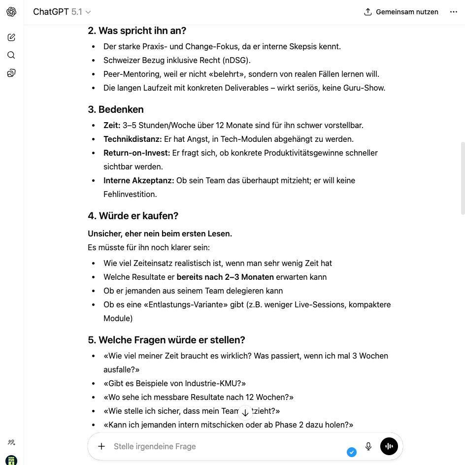 Zielgruppen-Panel Analyse